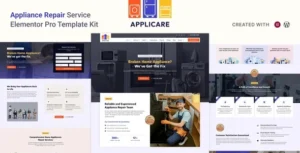 Applicare – Home Appliance Repair Services Elementor Pro Template Kit